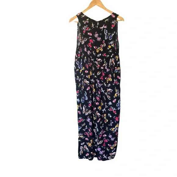 Old Navy Butterfly Romper/Jumpsuit/Pantsuit, Elastic Waistband & Pockets! Large - Picture 5 of 9
